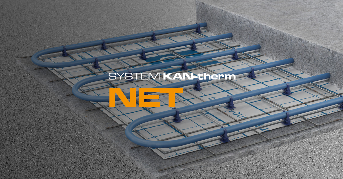 KAN-therm NET – Universali paviršių šildymo sistema su daugybe pritaikymų
